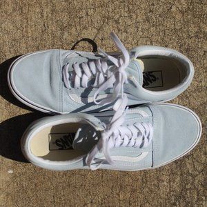 "SKY HIGH" Blue Old Skool Vans
